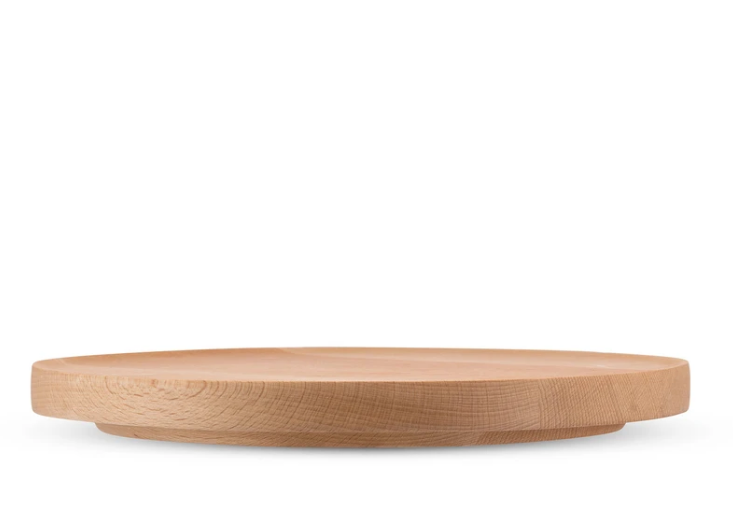 Alessi Tonale ronde plank in beukenhout, zijaanzicht