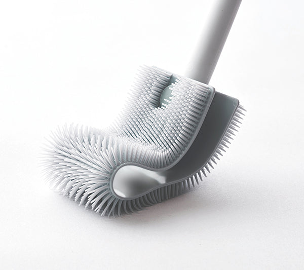 Japanese toilet brush, close-up of brush head