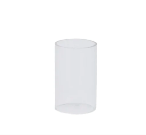 Alessi 9098 glas, los onderdeel, cilindrisch en transparant