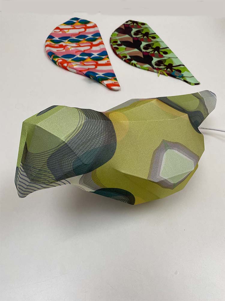 Alessi PP01 cover voor verlichting, facetvorm met bladmotief