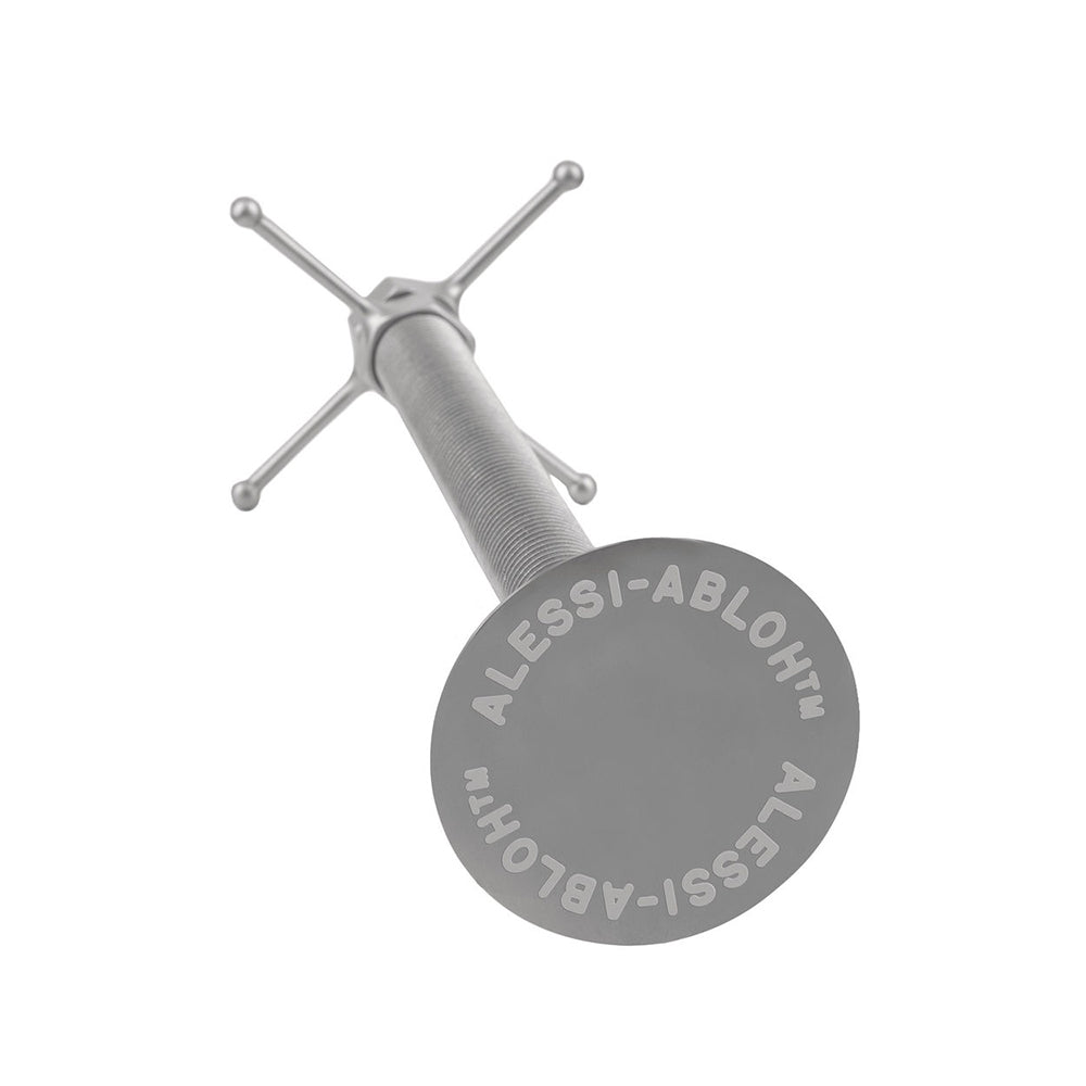Detail van de Alessi bestek-bout, onderdeel van de set