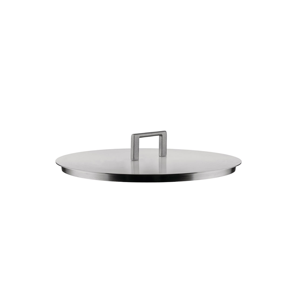 Deksel 24 cm voor Alessi Convivio pannenset, mat gesatineerd rvs