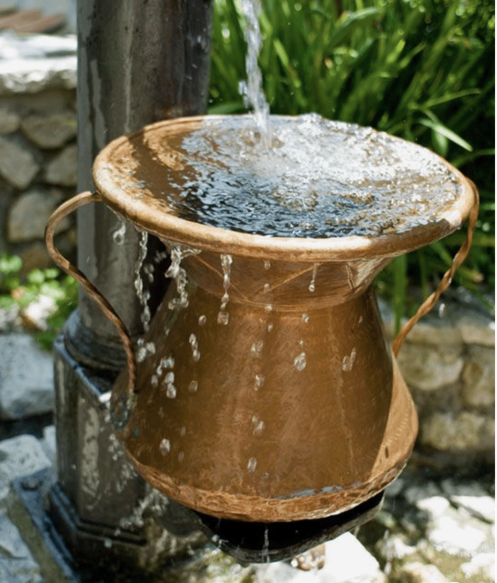Conca Nr. 14 vase by Alessi, originally used as a water jug at a fountain