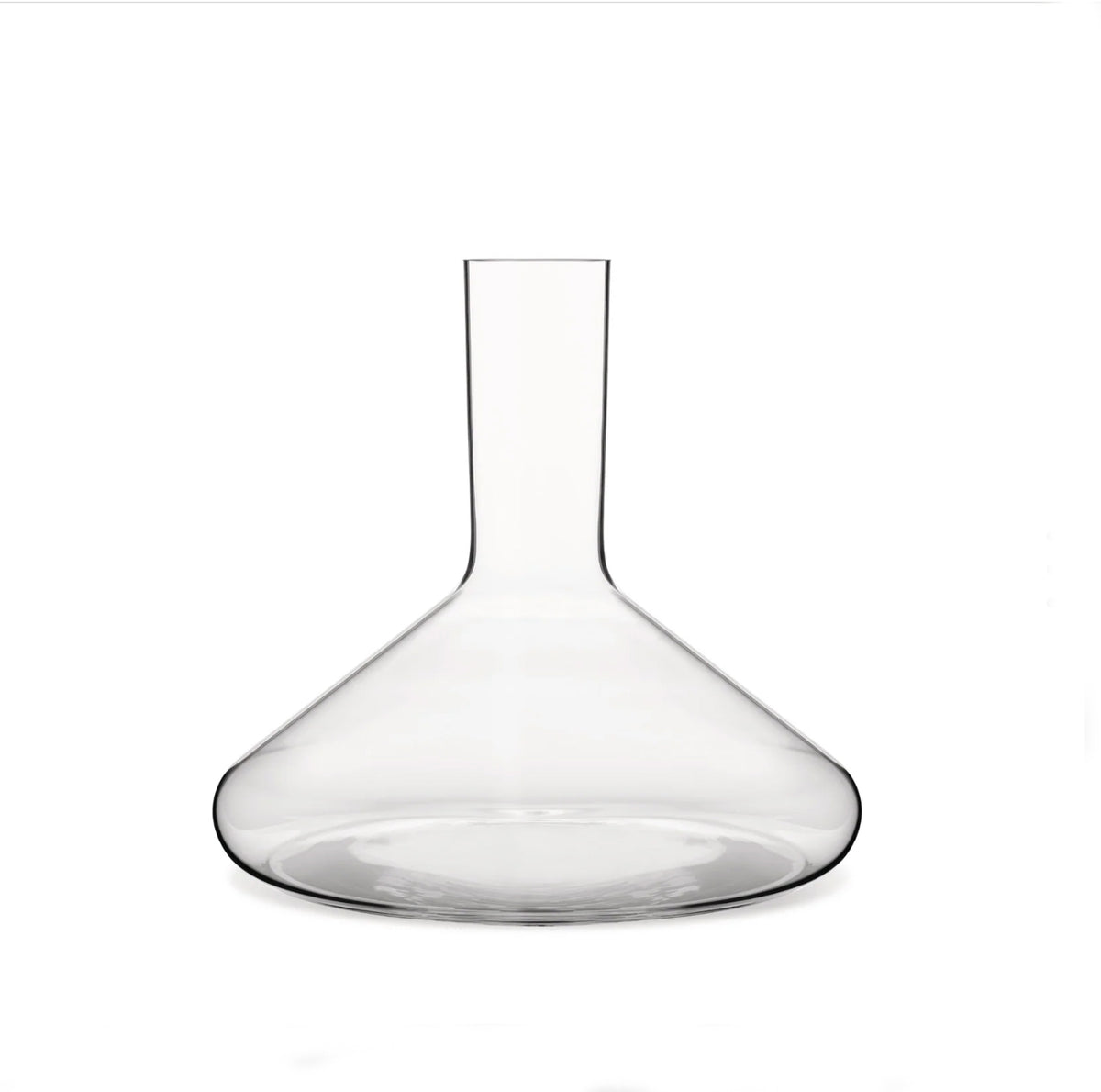 Alessi Eugenia karaf van glas, conische vorm, ontwerp Naoto Fukasawa