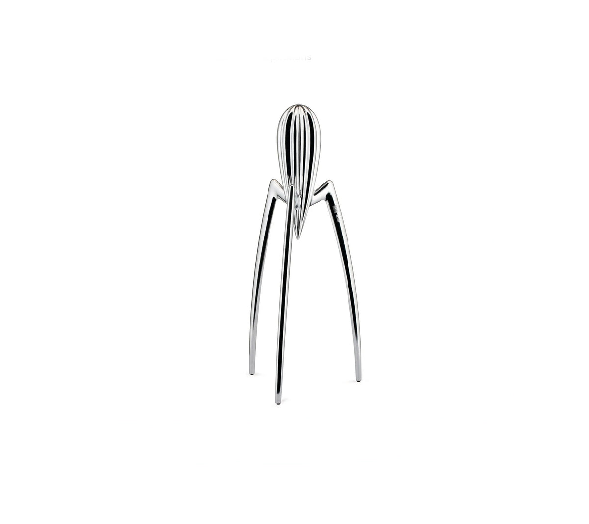 Alessi Juicy Salif citruspers van Philippe Starck, gepolijst aluminium, vooraanzicht
