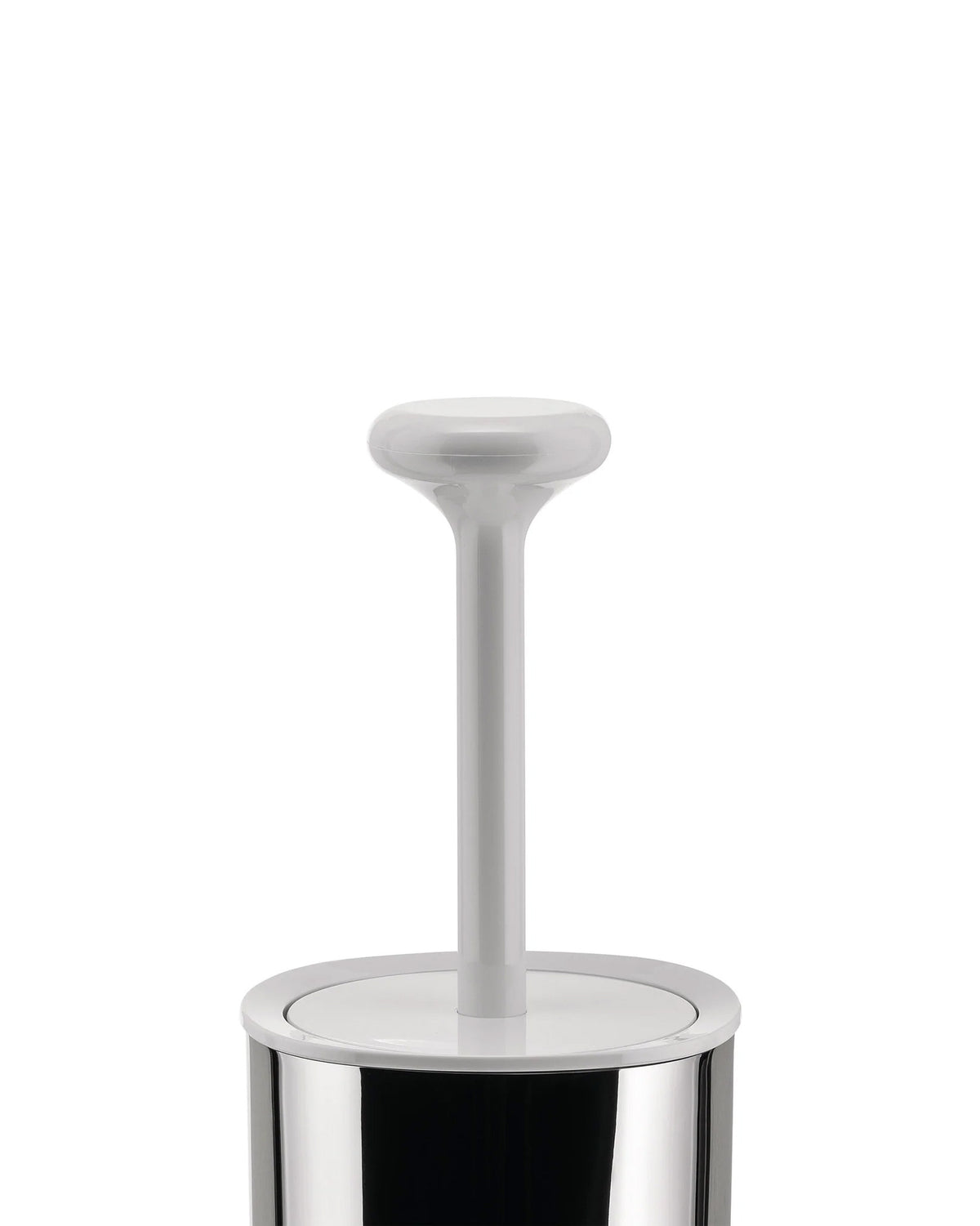 Detail of grip and sealing collar of Birillo toilet brush