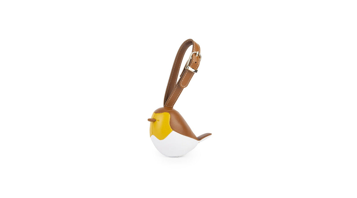Zuny Roodborst Okergeel tassenhanger
