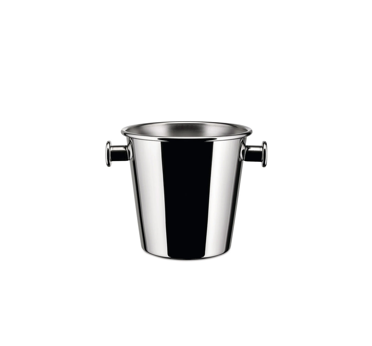 Alessi wijnkoeler 5052 in rvs, met twee grepen, op witte achtergrond