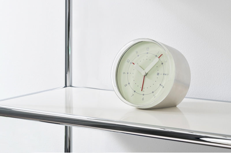 Ento analoge wekker LGN van Alessi, ontwerp Naoki Terada