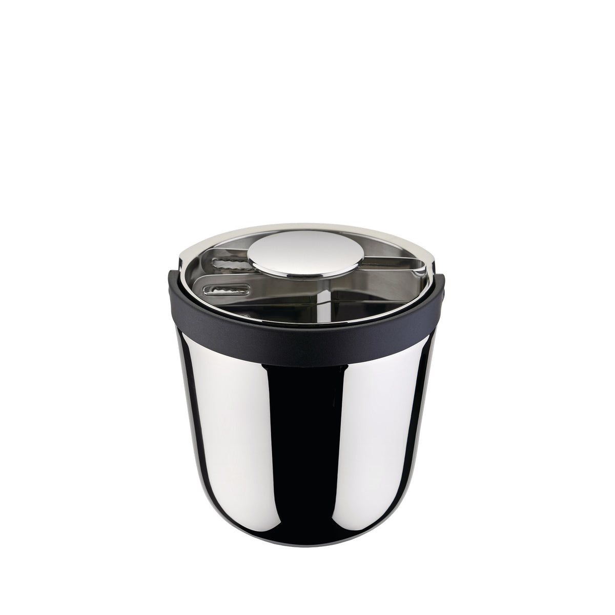 Alessi Tending Box ijsemmer met deksel, bovenaanzicht