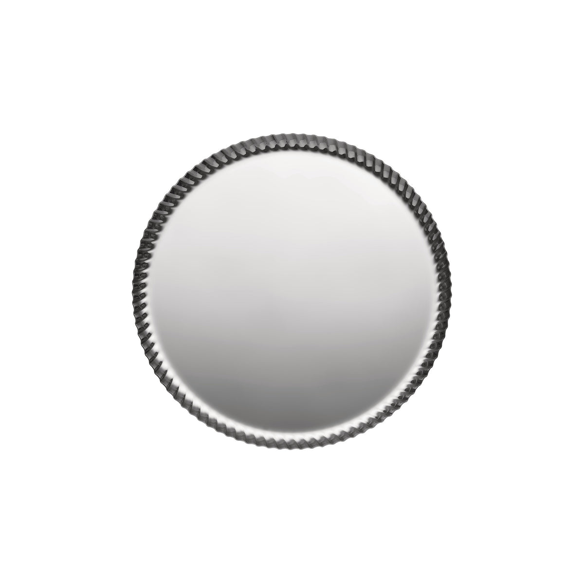 Alessi Pleats Rond 31 dienblad met geplooide rand, bovenaanzicht