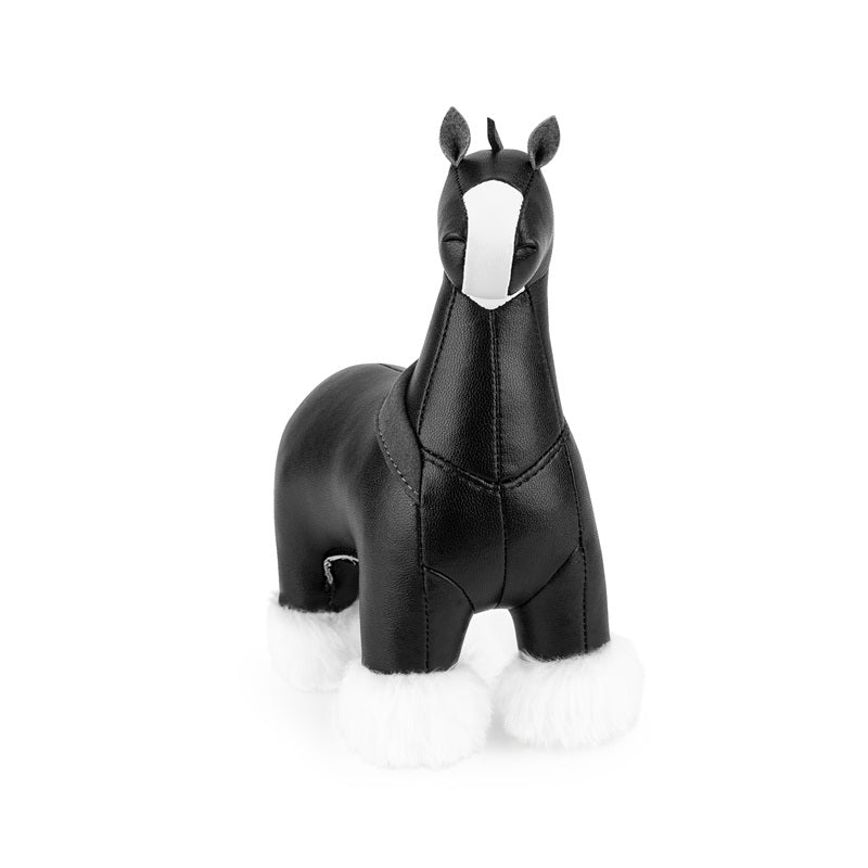 Zuny Shire Trekpaard Zwart paperweight