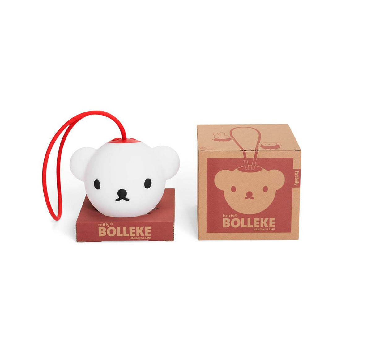 Fatboy Bolleke Boris pendant lamp next to original packaging