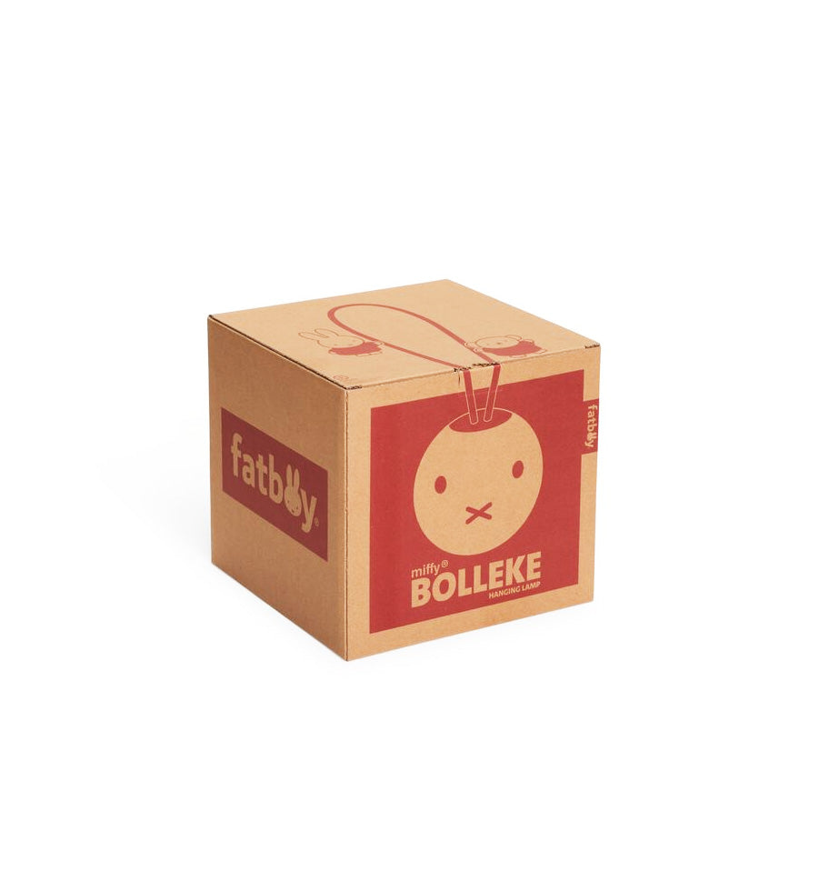 Verpakking van de fatboy Bolleke Nijntje lamp