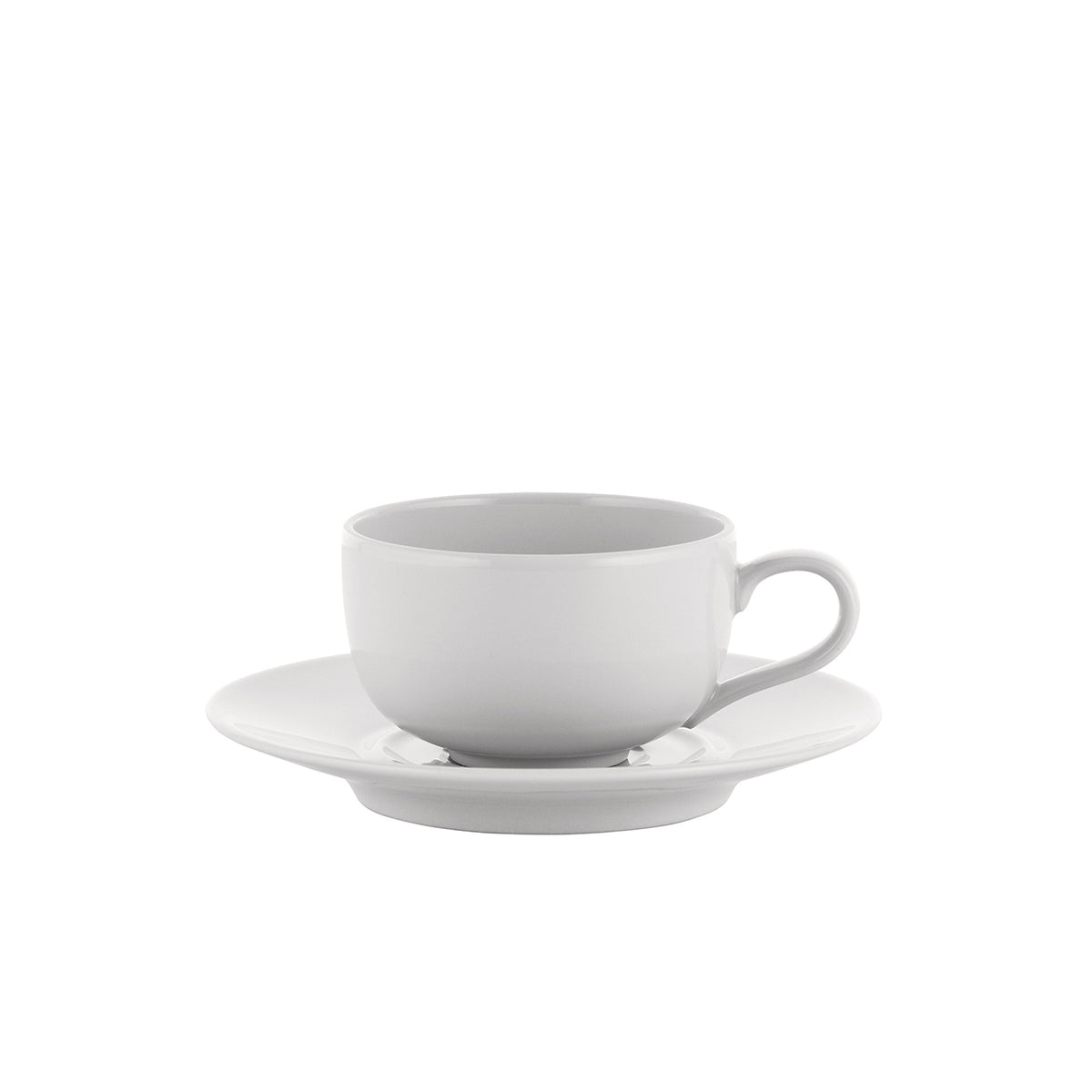 Espressokopje met schotel, Alessi La Bella Tavola, ontwerp Sottsass