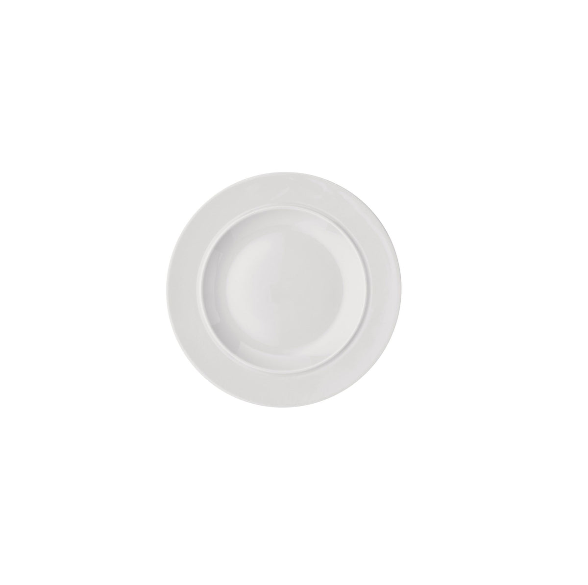 Alessi La Bella Tavola dessertbord, bovenaanzicht met brede manchet