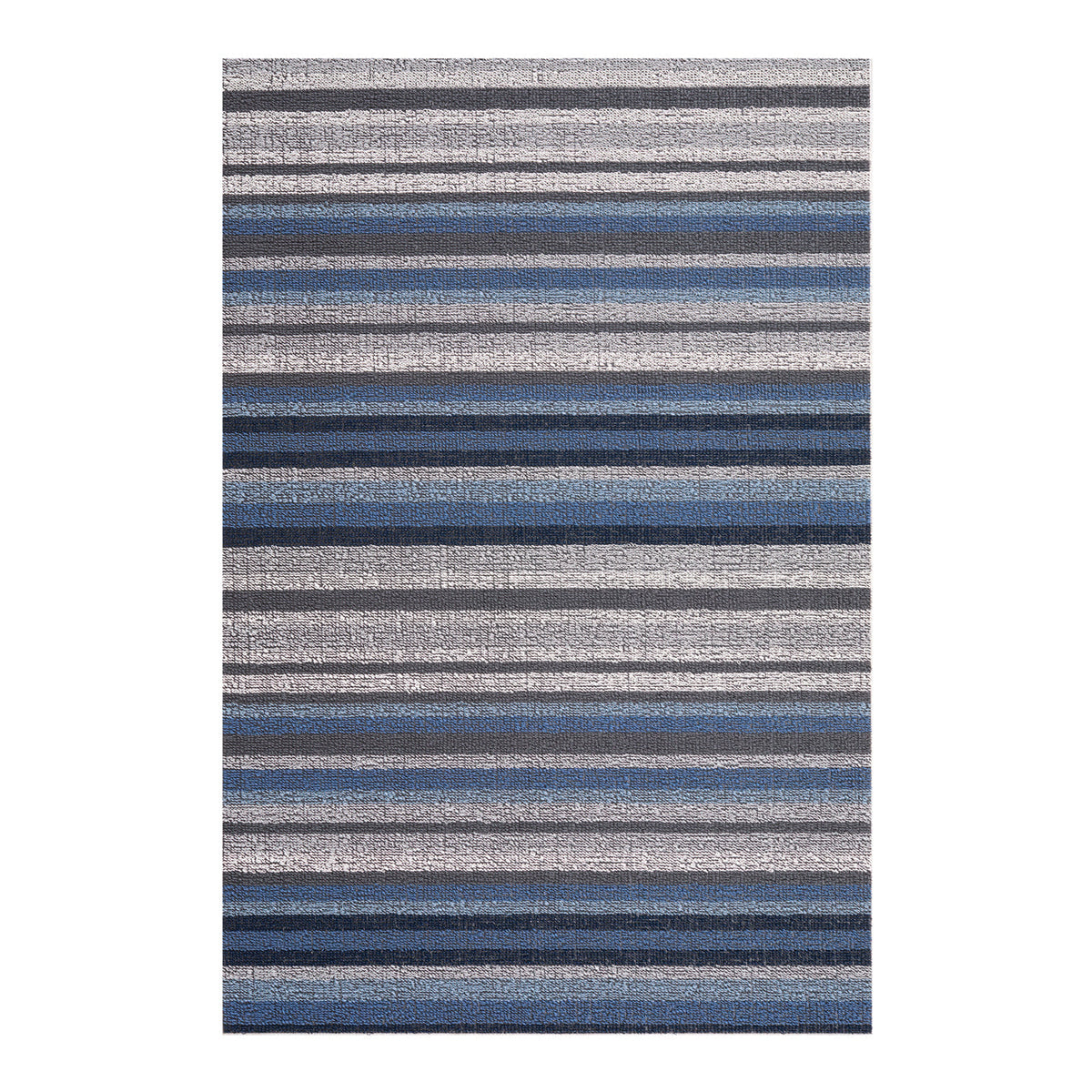 Chilewich Horizon Stripe Deep Sea als utility mat van 61 x 91 cm