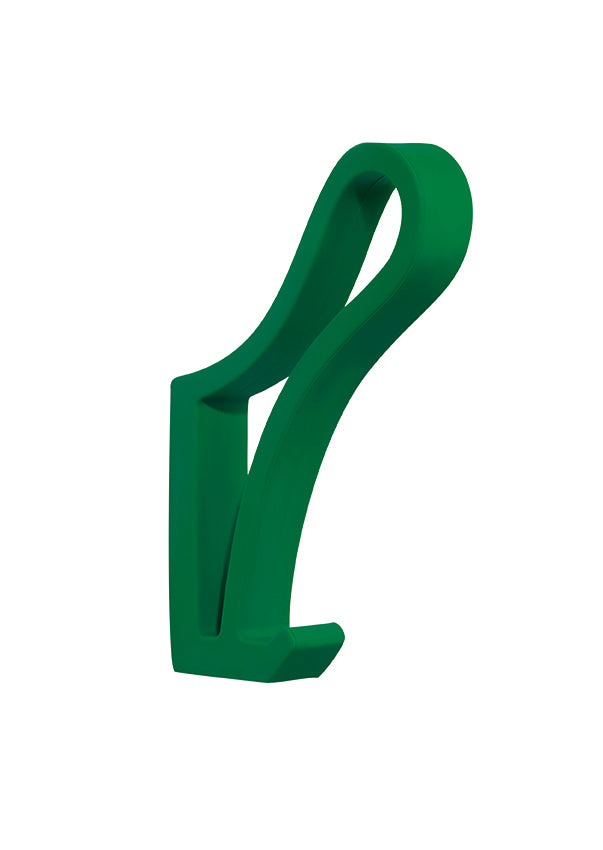 Alessi Luup wandhaak in groen kunststof
