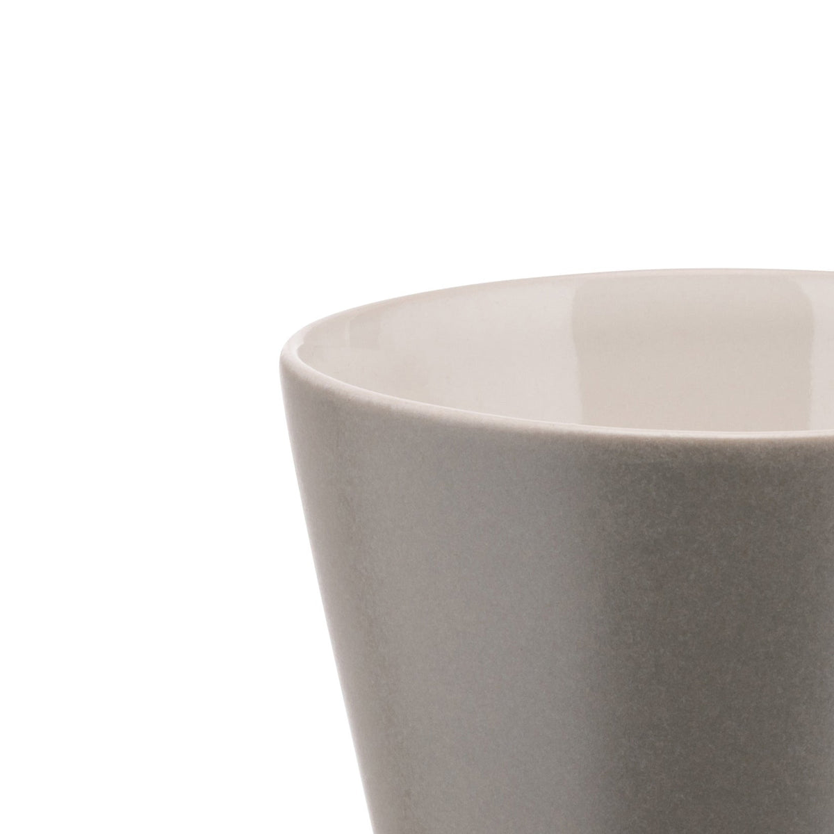 Alessi Koffiekop Tonale lichtgrijs DC03/78 LG, detail