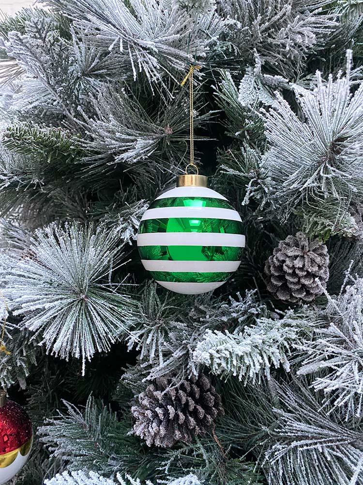 Delight Christmas Bauble 4 Green