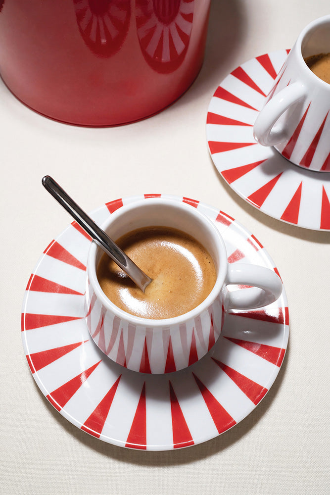 Delight Espressokopjes Rood (set van 2)