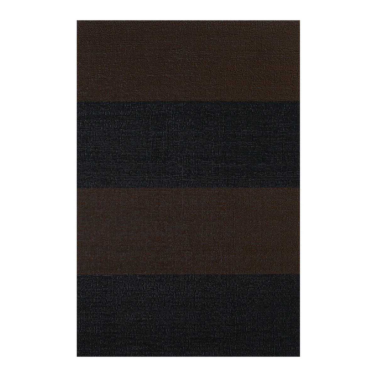 Chilewich deurmat Duo Stripe Mocha, van bovenaf gezien