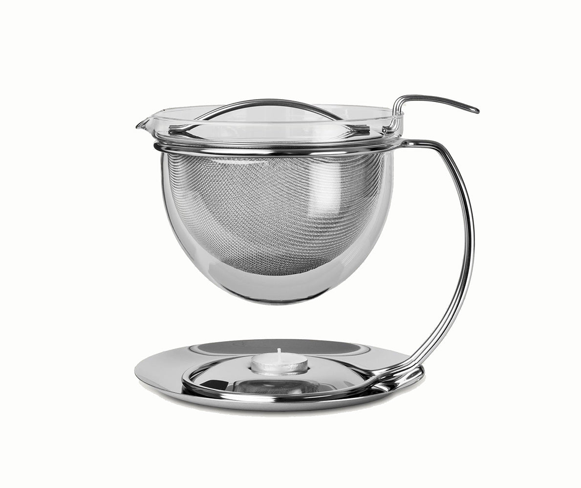 Vervangend glas voor Alessi Mono Filio theepot, 1,5 liter, borosilicaatglas, ontwerp Tassilo von Grolman