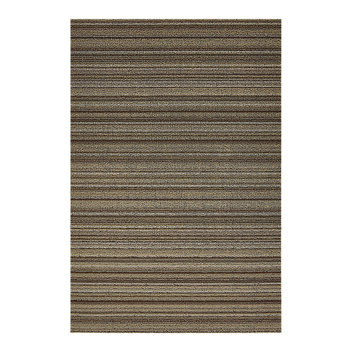 Chilewich deurmat Skinny Stripe Mushroom, van bovenaf gezien