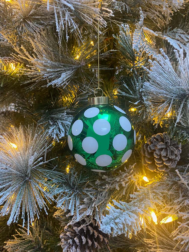 Delight Christmas Bauble 3 Green