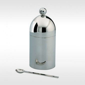 Alessi deksel, onderdeel voor koffiezetters 90024, ontwerp Aldo Rossi, RVS