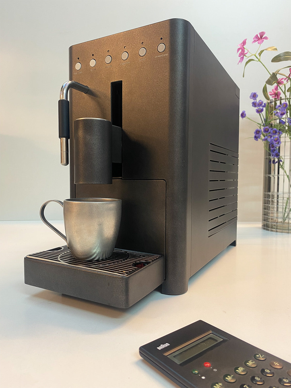 Alessi DC09 Koffiemachine Antraciet