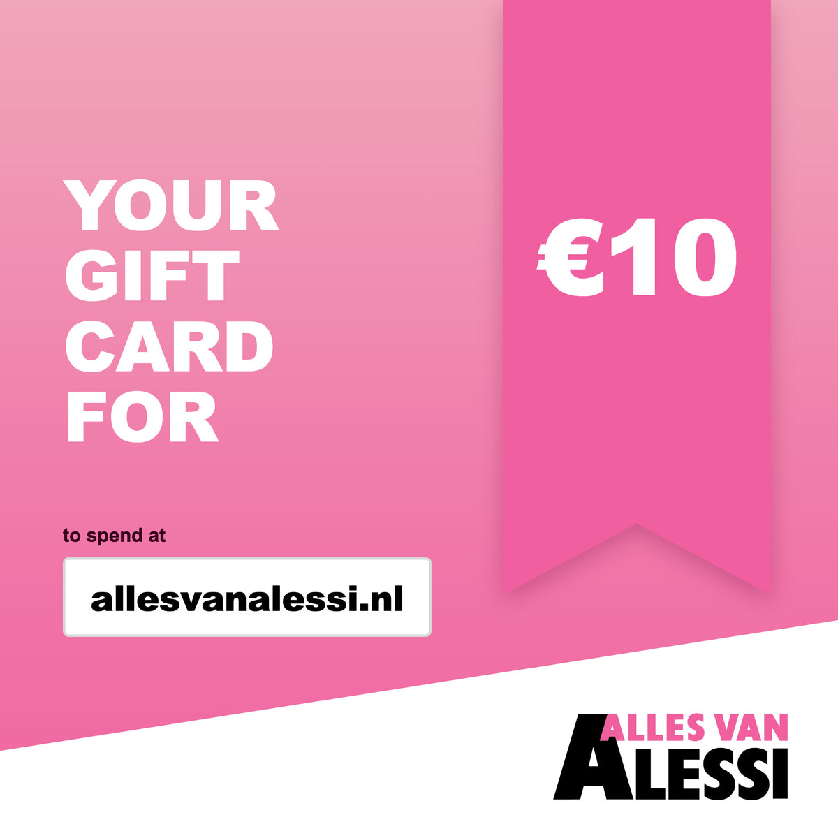 Alessi gift card worth €10