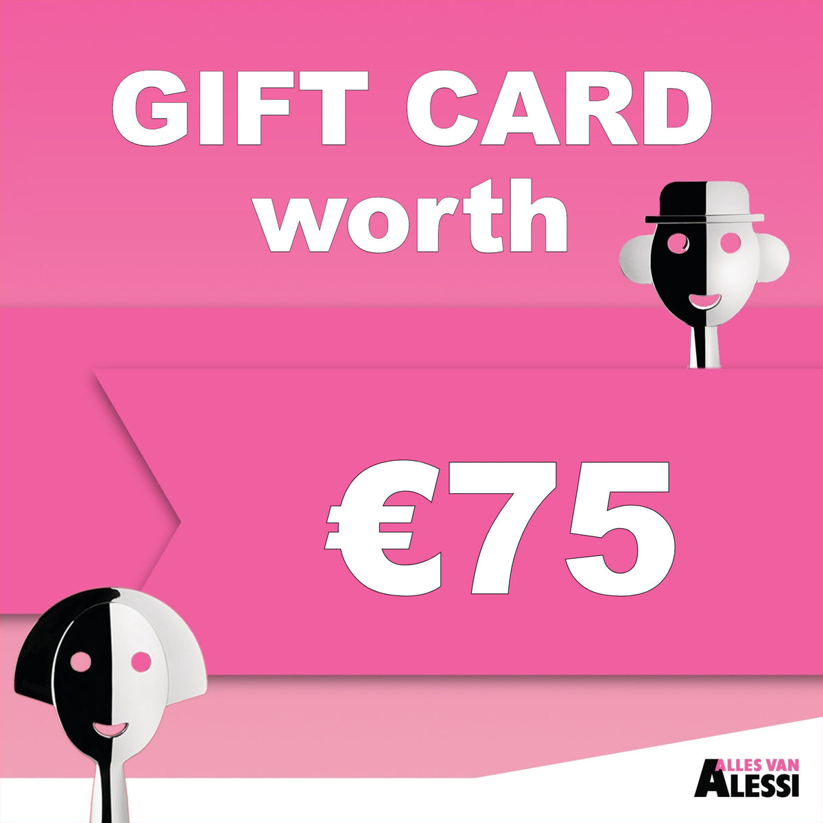 Alles van Alessi gift card worth €75