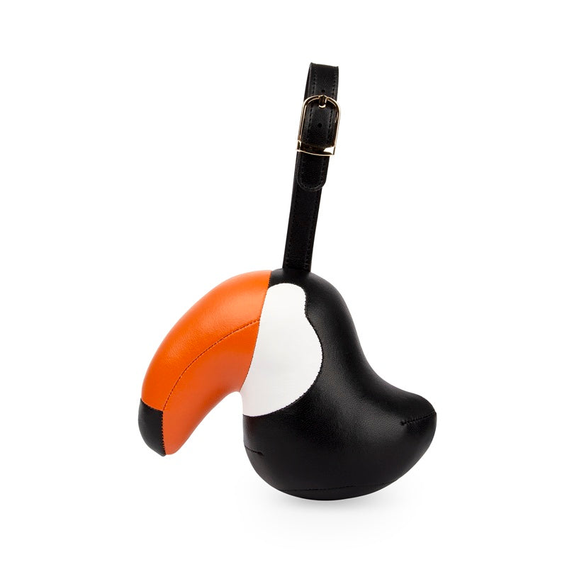 Zuny Toekan Toco Zwart tassenhanger