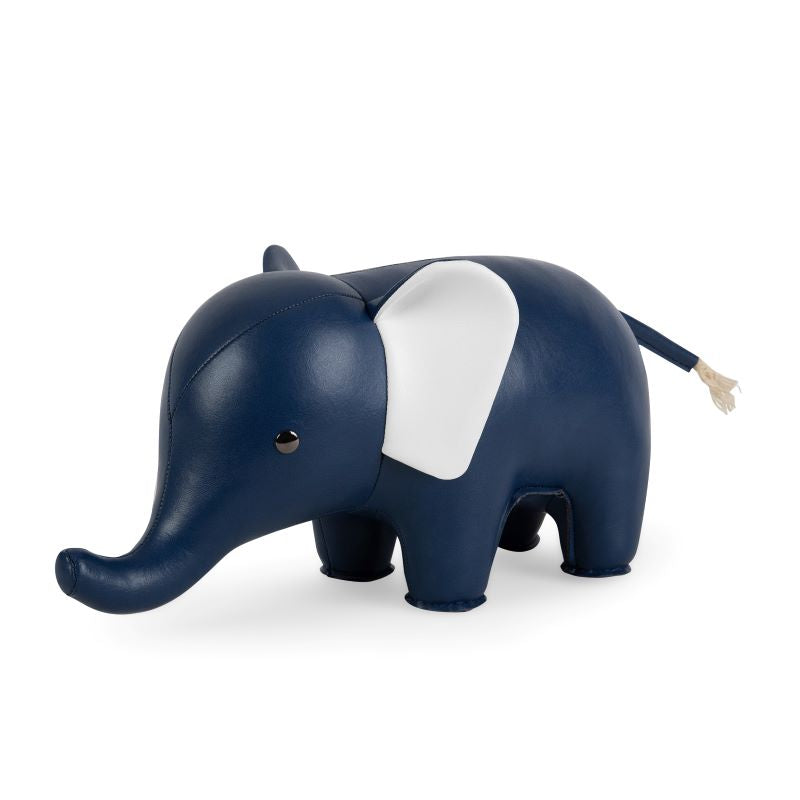 Zuny Olifant Blauw boekensteun