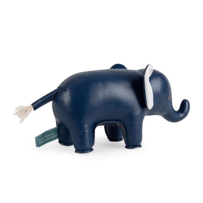 Zuny Olifant Blauw paperweight