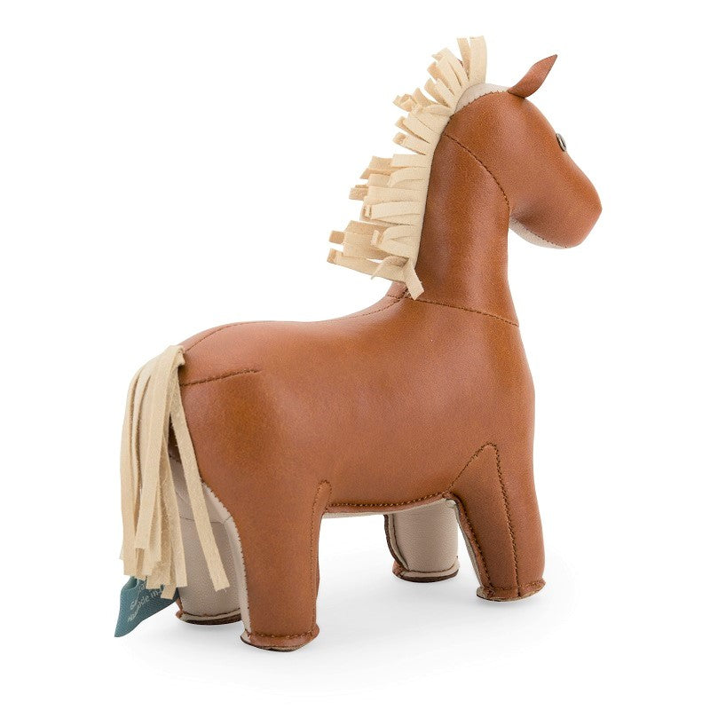 Zuny Paard Head Up Bruin paperweight