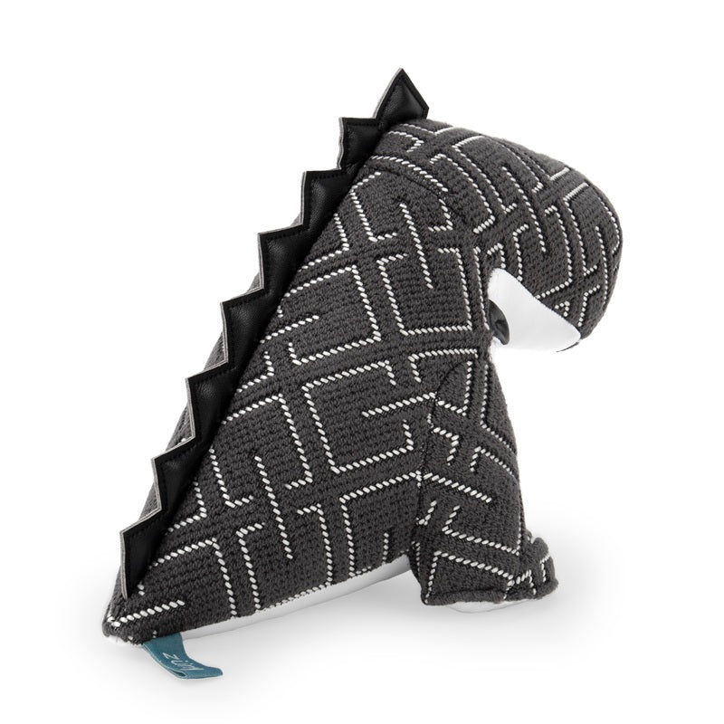 Zuny Dino Bobo Kvadrat Grid Donkergrijs