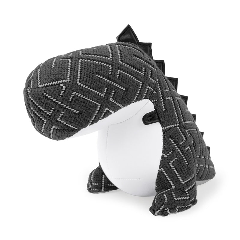 Zuny Dino Bobo Kvadrat Grid Donkergrijs