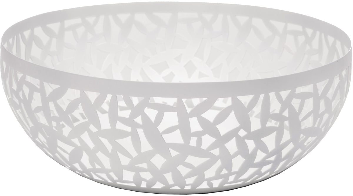 Alessi CACTUS fruitschaal, wit doorbroken patroon, diameter 21,1 cm