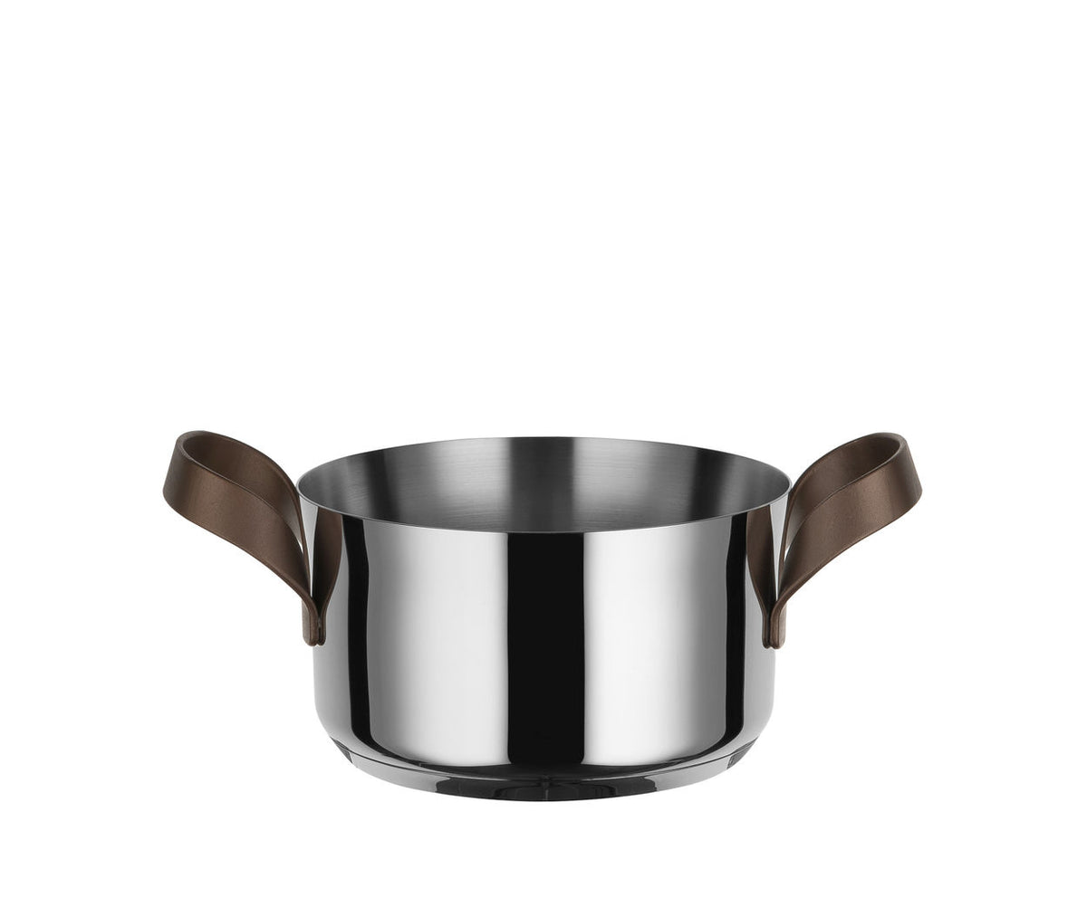 Alessi EDO hoge braadpan 16 cm zonder deksel, roestvrij staal
