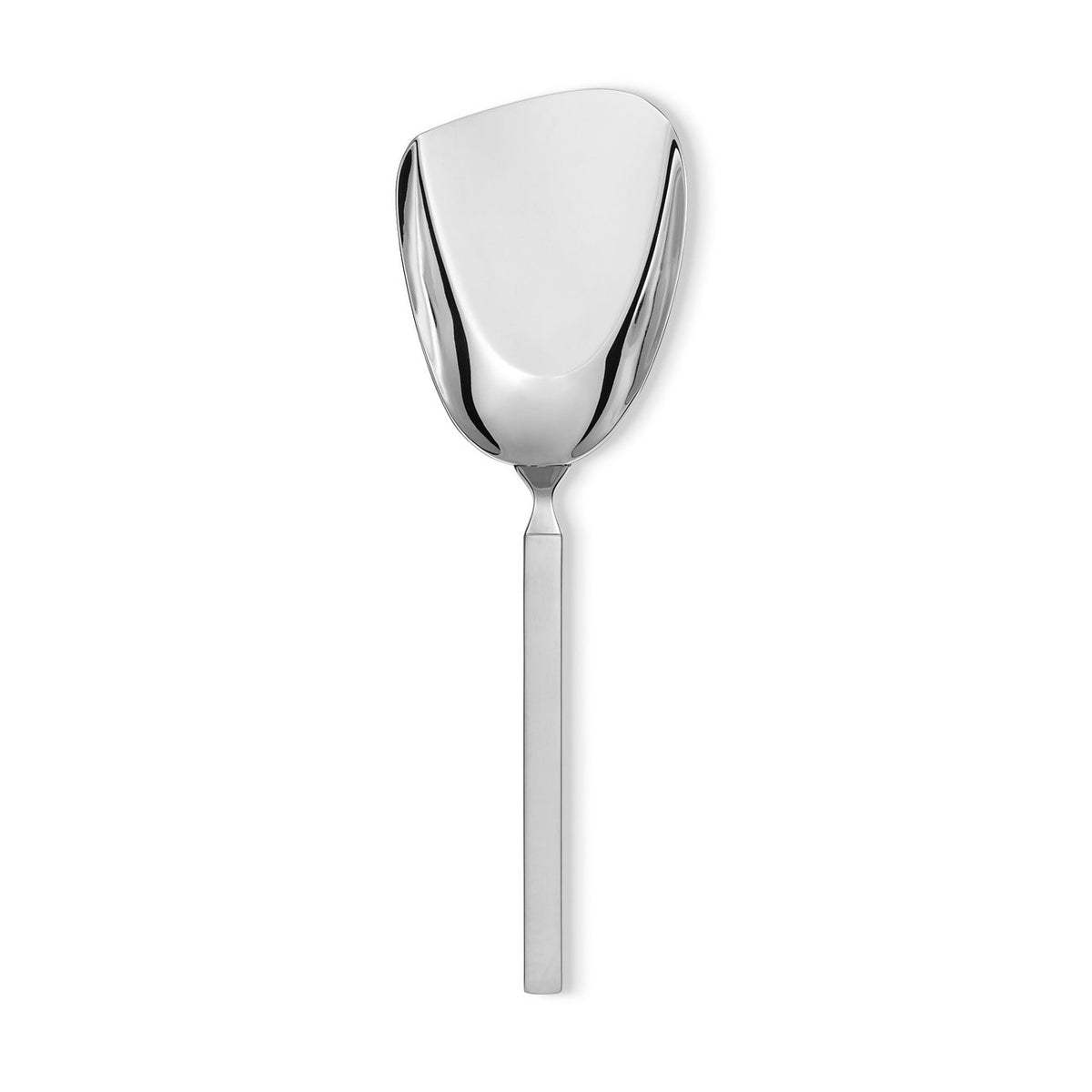 Alessi Dry risottospatel in zilverkleurig roestvrij staal, 27,5 cm