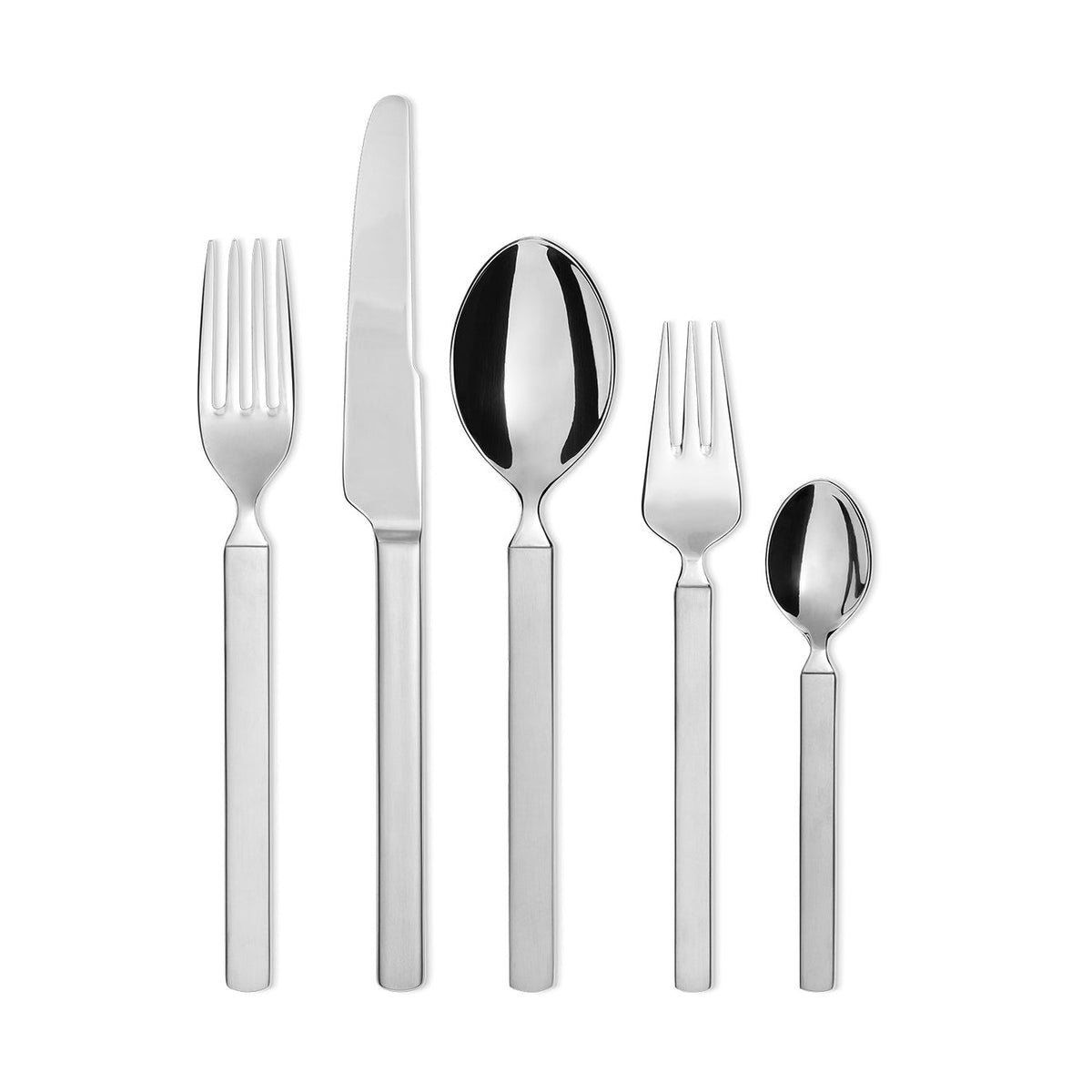 Alessi Dry bestek casssette, 30-delig, RVS, verpakking, ontwerp Achille Castiglioni