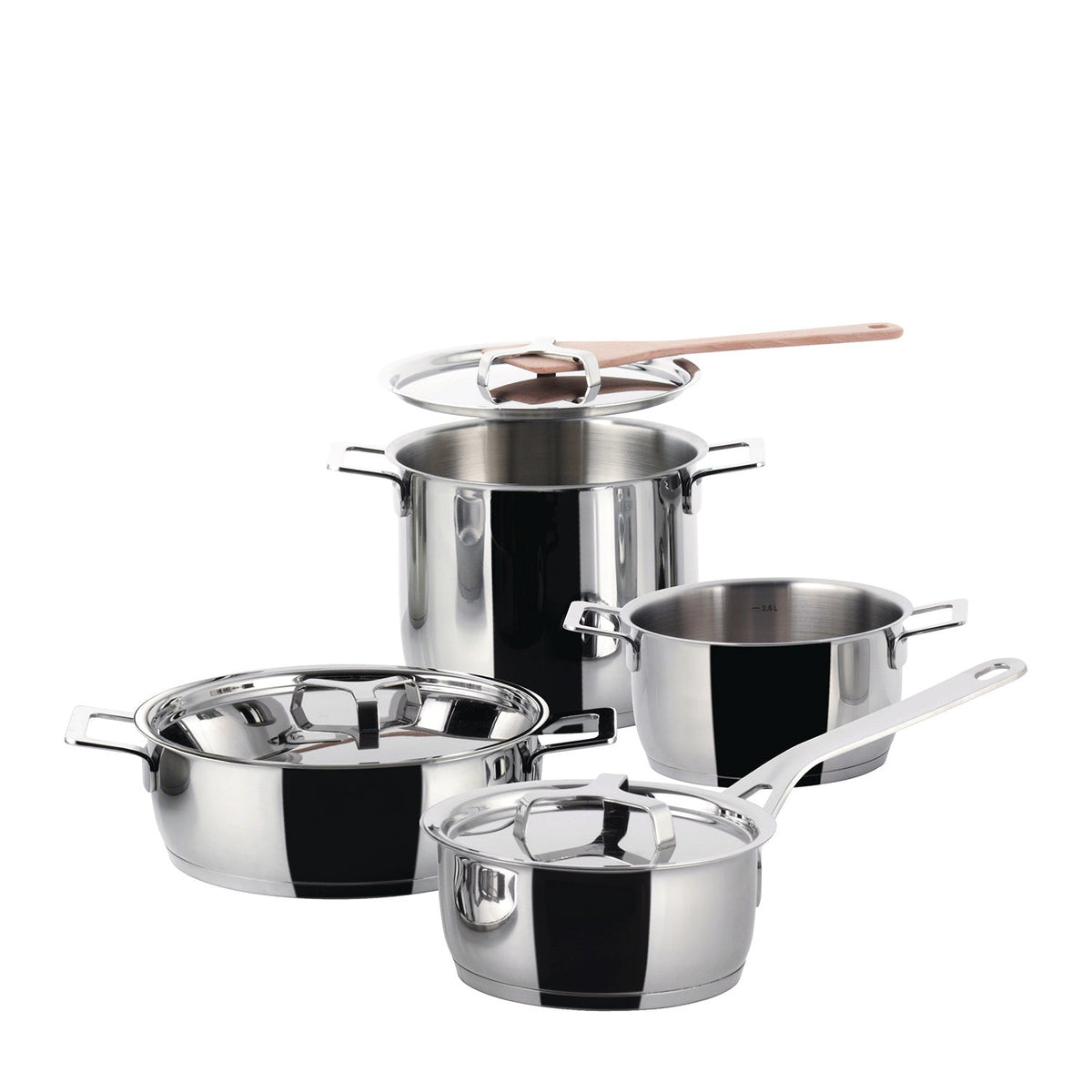 Alessi Pannenset 7-delig Pots&Pans AJM100S7, andere kant