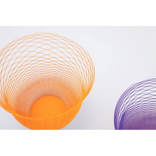 Alessi Air Vase van Torafu, papieren vaas in oranje en paars