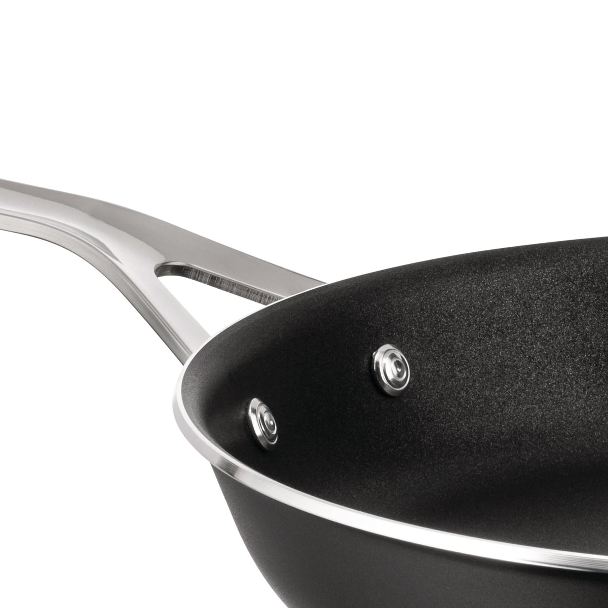 Alessi Koekenpan 24 cm antiaanbak Pots&Pans JM110/24 B, detail