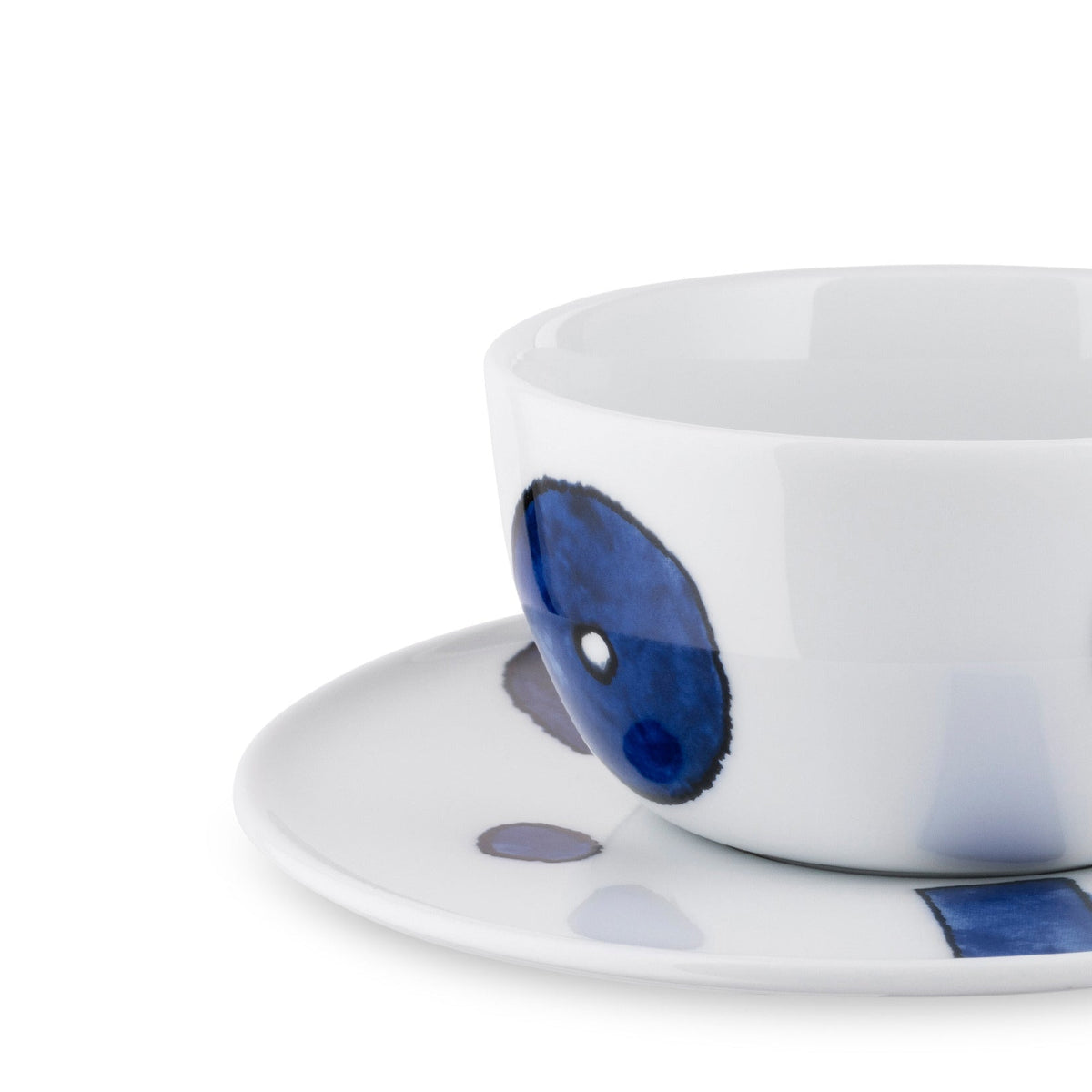 Alessi Theekop met schotel Itsumo Yunoki NF08/78S, detail