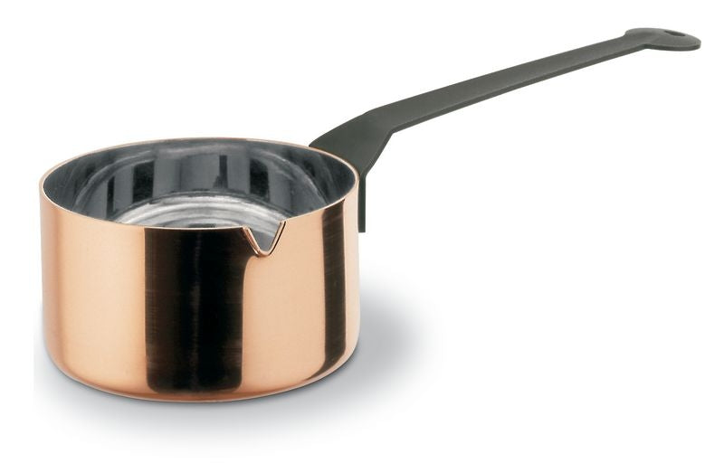 Alessi Cintura di Orione steelpan zonder deksel, koper, 14 cm diameter