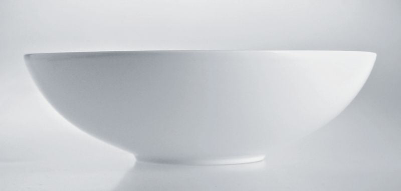 Alessi Mami saladeschaal in wit porselein, diameter 27,5 cm