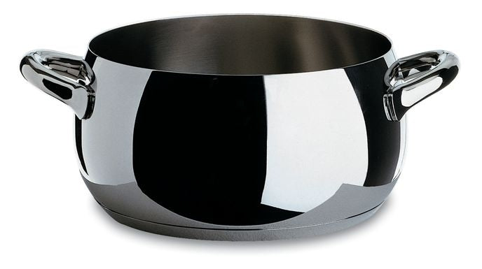 Alessi Mami kookpan zonder deksel, met zicht op de binnenzijde